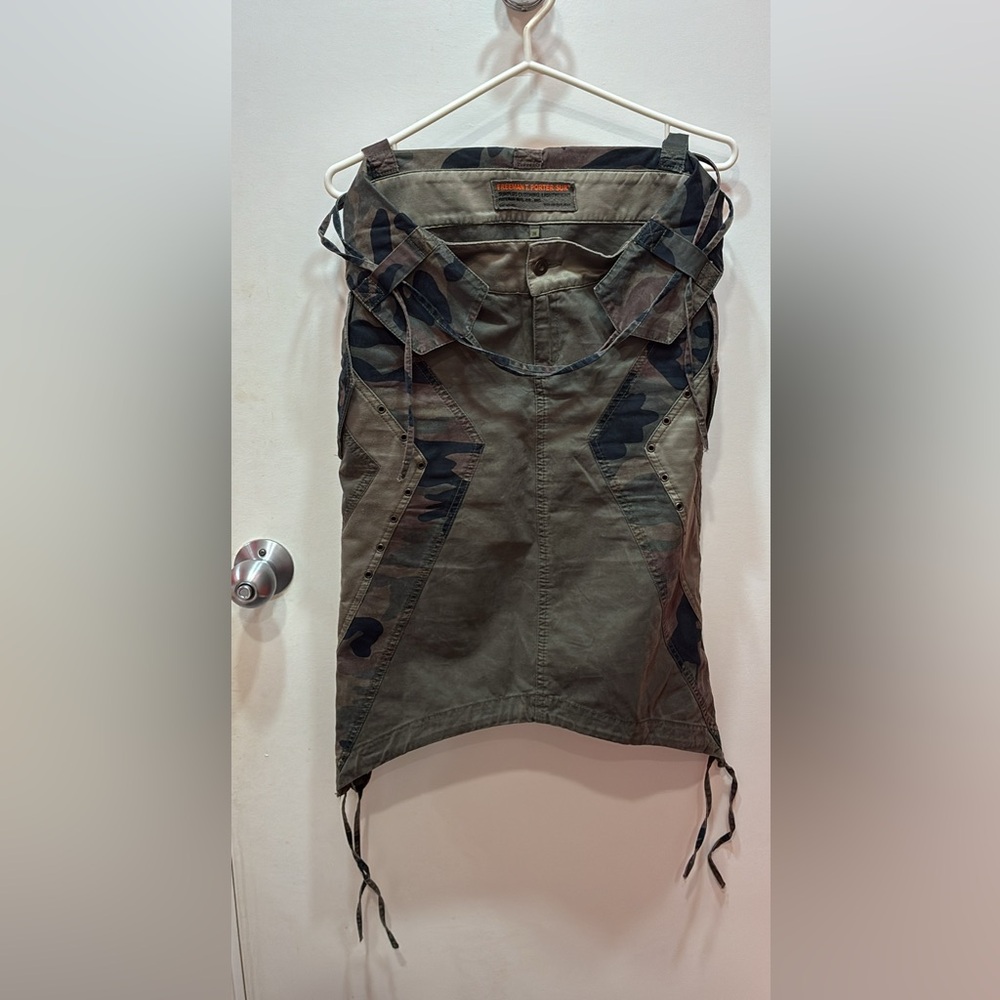 Camouflage Cargo Skirt